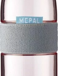 Mepal – Waterfles Ellipse – 700 Ml – Nordic Pink – Drinkfles Volwassenen – Geschikt Voor Koolzuurhoudende Dranken – Lekvrij