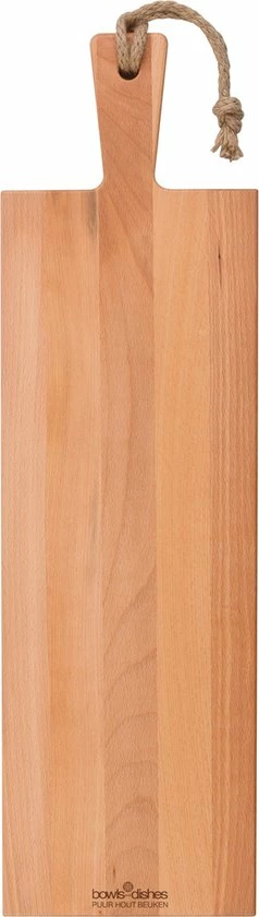 Bowls And Dishes | Puur Hout Duurzaam | Beuken Borrelplank | Serveerplank | Tapasplank | Hapjesplank | Kaasplank 69 X 20 X 2 Cm