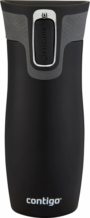 Contigo Westloop Drinkfles - Matte Black - 470ml - Zwart - Afbeelding 13