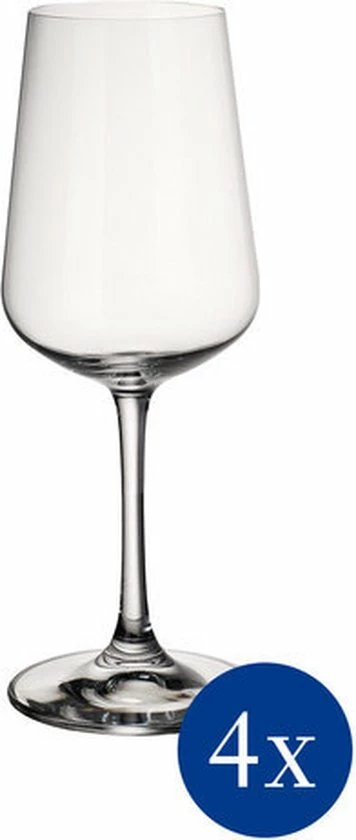 Villeroy & Boch Ovid Witte Wijnglas - 4 Stuks - Glas - Afbeelding 3