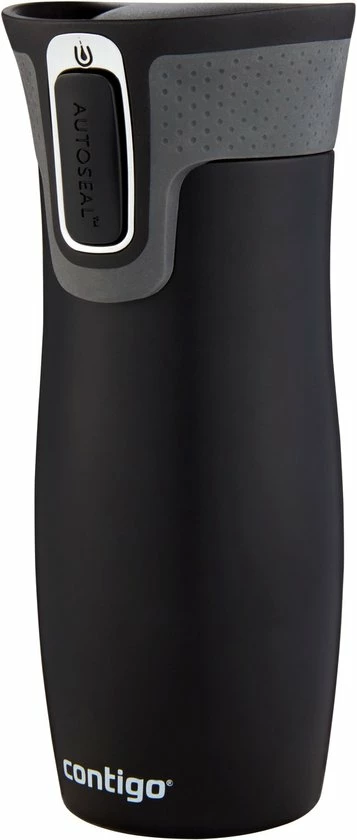 Contigo Westloop Drinkfles - Matte Black - 470ml - Zwart - Afbeelding 17