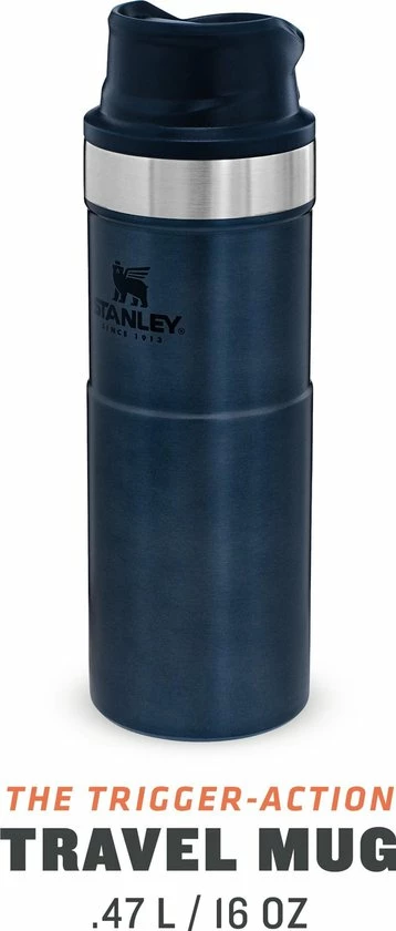 Stanley PMI Stanley Trigger-Action Travel Mug 0.47L - Thermosfles - Nightfall - Afbeelding 7
