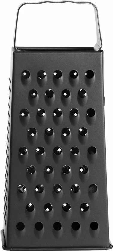 DAY Rasp - Rasp - Blokrasp - RVS - 4 Zijden - Keukenrasp - Kaasrasp - Handrasp - Zwart - Afbeelding 2