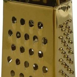 BALISTUFF.NL Amberblokjes Rasp Goud -mini Rasp - Rasp Voor Amberblokje-geurblokje- Geurbrander-mini Knoflook Rasp- Cadeau Tip - Sinterklaas Cadeau - Kerstcadeau