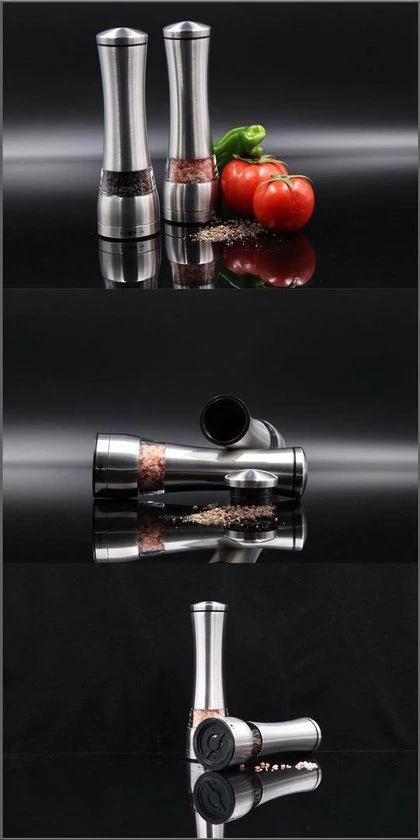 Timmers Trading Luxe Peper En Zoutmolen Set – Handmatig - Afbeelding 11