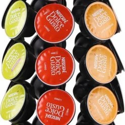Merkloos Capsulehouder - Capsulehouders Dolce Gusto - 35 Cups - Draaibaar - Koffiecups Houder - Zwart