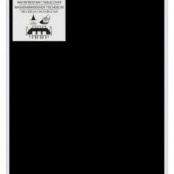 Duni Zwart Tafellaken/tafelkleed 138 X 220 Cm Herbruikbaar