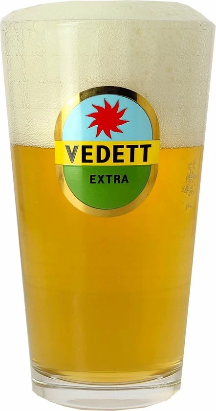 Vedett Extra Bierglas - 6 Stuks - 33 Cl - Afbeelding 3