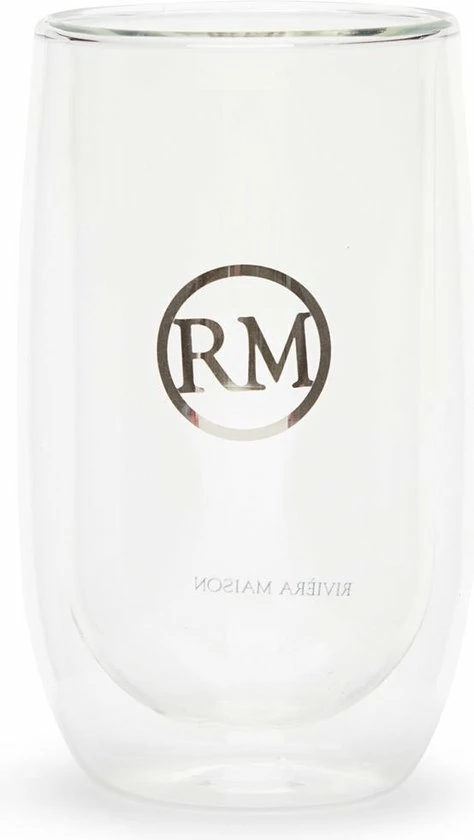 Riviera Maison Dubbelwandige Glazen - Love RM - Drinkglazen L - Transparant - 1 Stuks