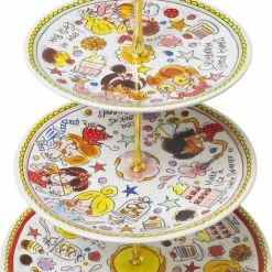 Blond Amsterdam, Even Bijkletsen: Etagere Tea & Cookies, 3 Laags - ∅26cm+∅22cm+∅18 Cm