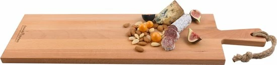 Bowls And Dishes | Puur Hout Duurzaam | Beuken Borrelplank | Serveerplank | Tapasplank | Hapjesplank | Kaasplank 69 X 20 X 2 Cm - Afbeelding 6
