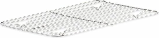 Relaxdays Braadslede Met Rooster - Edelstaal - Ovenschaal - Braadpan - Braadslee - Zilver - L - Afbeelding 8