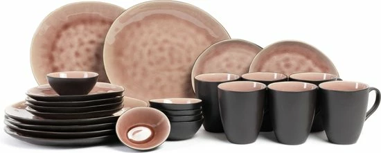 Cosy&Trendy Cosy & Trendy Serviesset Laguna Old Rose 24-Delig