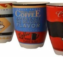 Cosy&Trendy Brasil Kleurrijke Koffiekopjes - 4 Stuks - 160 Ml -