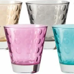 Leonardo Optic Drinkglas - Set Van 6 Kleuren