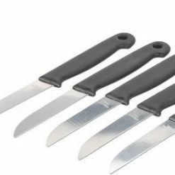 Excellent Houseware Set Van 5 RVS Schilmesjes / Aardappelschilmesjes / Fruitmesjes