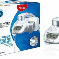 BRITA On Tap Faucet Filtration System - Uitstekend Smakend Gefilterd Water - Inclusief 1 BRITA ON TAP Kraanfilter - 600 Liter Water Gefilterd Per Patroon - Witte Kleur