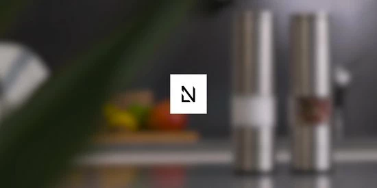 LARS NYSØM Zout- En Pepermolen Set 'Lagom' Matt Grey - Afbeelding 2