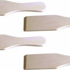 Merkloos 12x Houten Gourmet/raclette Spatels 15 Cm - Kleine Spateltjes Voor Gourmetten/grillen/raclette