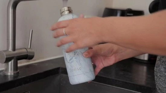 TIGR The Original - Drinkfles - Thermosfles - RVS - 500ml - Marmer - Met Afwasborstel - Afbeelding 2