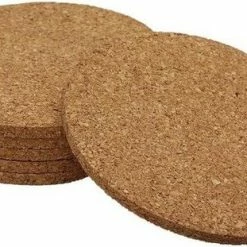 Merkloos Onderzetters Van Kurk 12 Stuks - Set Glazen Onderzetters