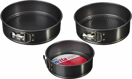 VETTA Ronde Springvormen - 20, 22 En 24cm - Set Van 3 - Afbeelding 5