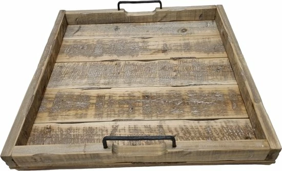 Inspiring Minds Dienblad Vierkant Hout 48 Cm Dienbladvierkant Met Handvatten - Afbeelding 11