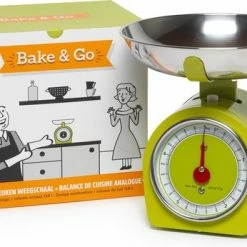 BOX&GO - BAKE&GO Weegschaal RETRO Groen - BAKE&GO / BALANCE De Cuisine Analogue 0,8l