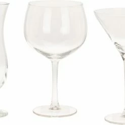Excellent Houseware Cocktailglazen Set - 12 Stuks - 3 Verschillende Soorten