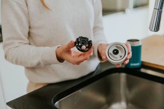 Kambukka Olympus Thermosbeker 300 Ml - Makkelijk Reinigen - Lekvrije Koffiebeker - RVS - Enchanted Forest - Afbeelding 5