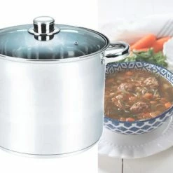 Michelino Soeppan - 6 Liter - RVS - Vaatwasserbestendigd - Ø22 Cm