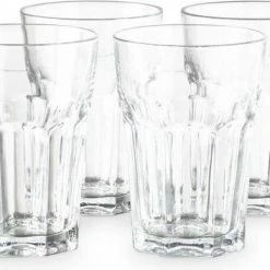 Excellent Houseware Longdrinkglas Transparant 360 Ml | 4 Stuks