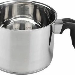 Cosy&Trendy RVS Steelpan/sauspan/melkpan 16 X 7,5 Cm - Sauspannetje / Melkpannetje - Steelpannetje - Koken - Keukengerei