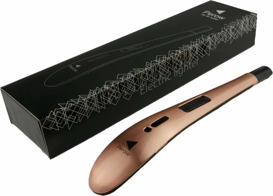 Perow Oplaadbare Lange Elektrische Aansteker - Rose Goud - Duurzame Plasma Aansteker - Inclusief Cadeauverpakking - BBQ - Kaarsen - Afbeelding 5