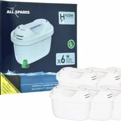 AllSpares Waterfilter 100486 / 101929 / 1022214 Geschikt Voor O.a. Brita Maxtra, Maxtra+ En Bosch Tassimo - 6-pack Met Filterpatronen
