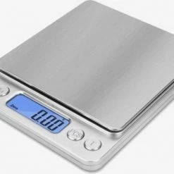 RONSIE® Keukenweegschaal Digitaal - Precisie Weegschaal RVS - 3000g X 0.1g - Wegen - Keuken - Handig - Koken En Bakken - Scale - Digital Scale