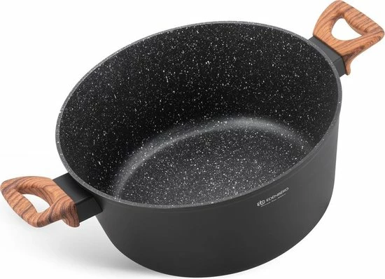 EDENBERG Edënbërg Black Line - 15-delige Luxe Pannenset Van Gesmeed Aluminium - Afbeelding 5