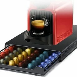 Maison & Kitchen Luxe Capsule Houder Met Lade - Nespresso Koffie Pad En Cups Houder - 60 Stuks