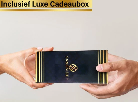 Sandside Cocktailset Silver Premium – Cocktail Set 7-Delig Topklasse – Cocktailshaker 750ml – Luxe Giftbox - Afbeelding 4