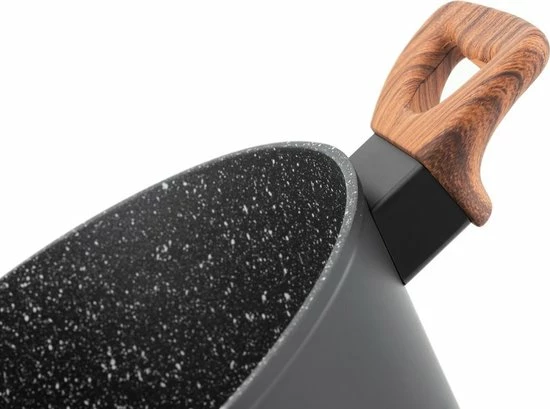 EDENBERG Edënbërg Black Line - 15-delige Luxe Pannenset Van Gesmeed Aluminium - Afbeelding 6