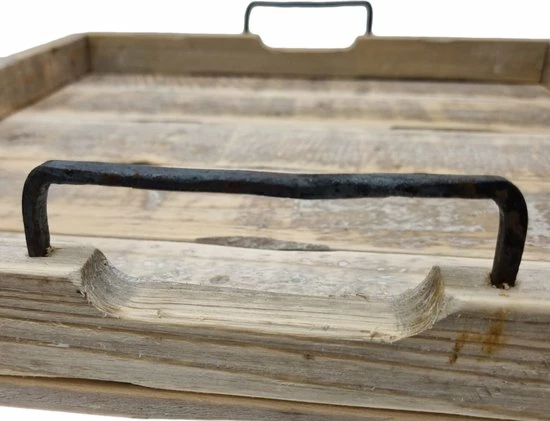 Inspiring Minds Dienblad Vierkant Hout 48 Cm Dienbladvierkant Met Handvatten - Afbeelding 7