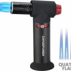 PyroProducts.nl Champ High Quattro Aansteker - Vuurwerk Aansteker - Aanstekers - Gasaansteker - Stormaansteker - Gasbrander - BBQ Aansteker - Aansteker Kaarsen - Gasaansteker Navulbaar - Aansteker Gas - Creme Brulee Brander