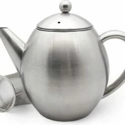 Vaja Trends Vaja Valerie - Theepot Met Filter - Dubbelwandig - RVS - 1.2L