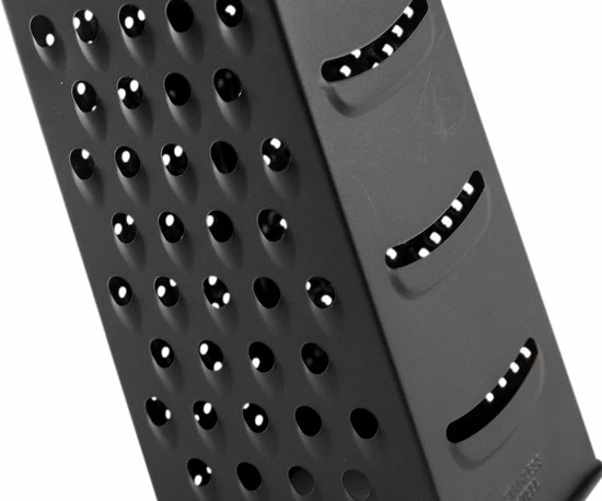 DAY Rasp - Rasp - Blokrasp - RVS - 4 Zijden - Keukenrasp - Kaasrasp - Handrasp - Zwart - Afbeelding 6
