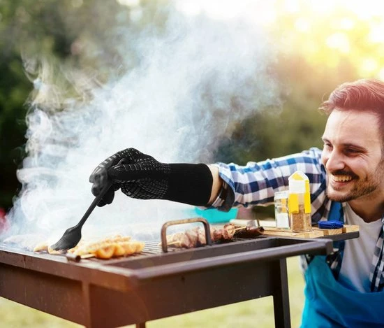 Auctic® - Ovenwanten - BBQ Accesoires - BBQ Handschoenen - Hittebestendige Ovenwanten - Afbeelding 5