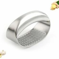 Merkloos Knoflookpers RVS - Gemberpers - 100% RVS - Design Model - Keuken