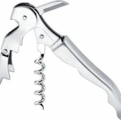 Ever Home Kurkentrekker - Wijnopener - Bieropener - Kelnermes - Flesopener- Bierflesopener - Volledig RVS