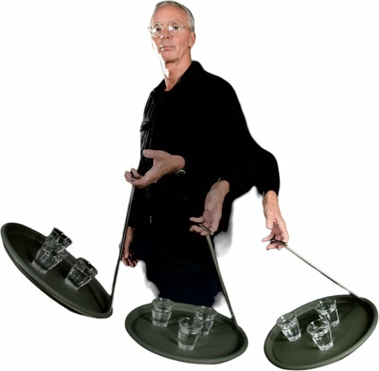 Blueomnia Balance Tray Eenhandig Dienblad Antislip Inklapbaar Demontabel Blad - Afbeelding 10