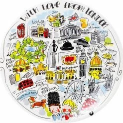 Blond Amsterdam City Londen Bord - Ø 22 Cm
