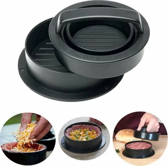 Merkloos Hamburgerpers Voor De Perfecte Hamburger - Afbeelding 5